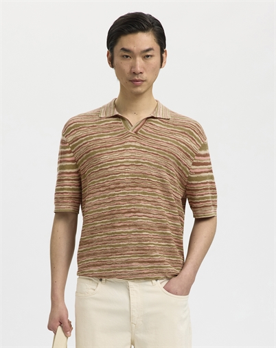 Selected - SLHMuse Relaxed Polo - Deep Lichen Green